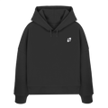 Tannenhäher mit Zirbelnuss + Emblem Stick Boxcut Hoodie
