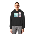 Pastell Mountain - Womens Organic Boxcut Hoodie