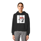 Kirschblüten Vibes - Womens Organic Boxcut Hoodie