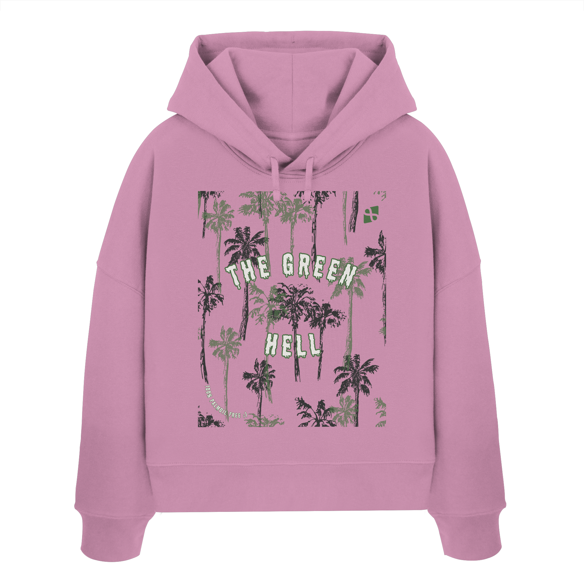 The Green Hell - Womens Organic Boxcut Hoodie