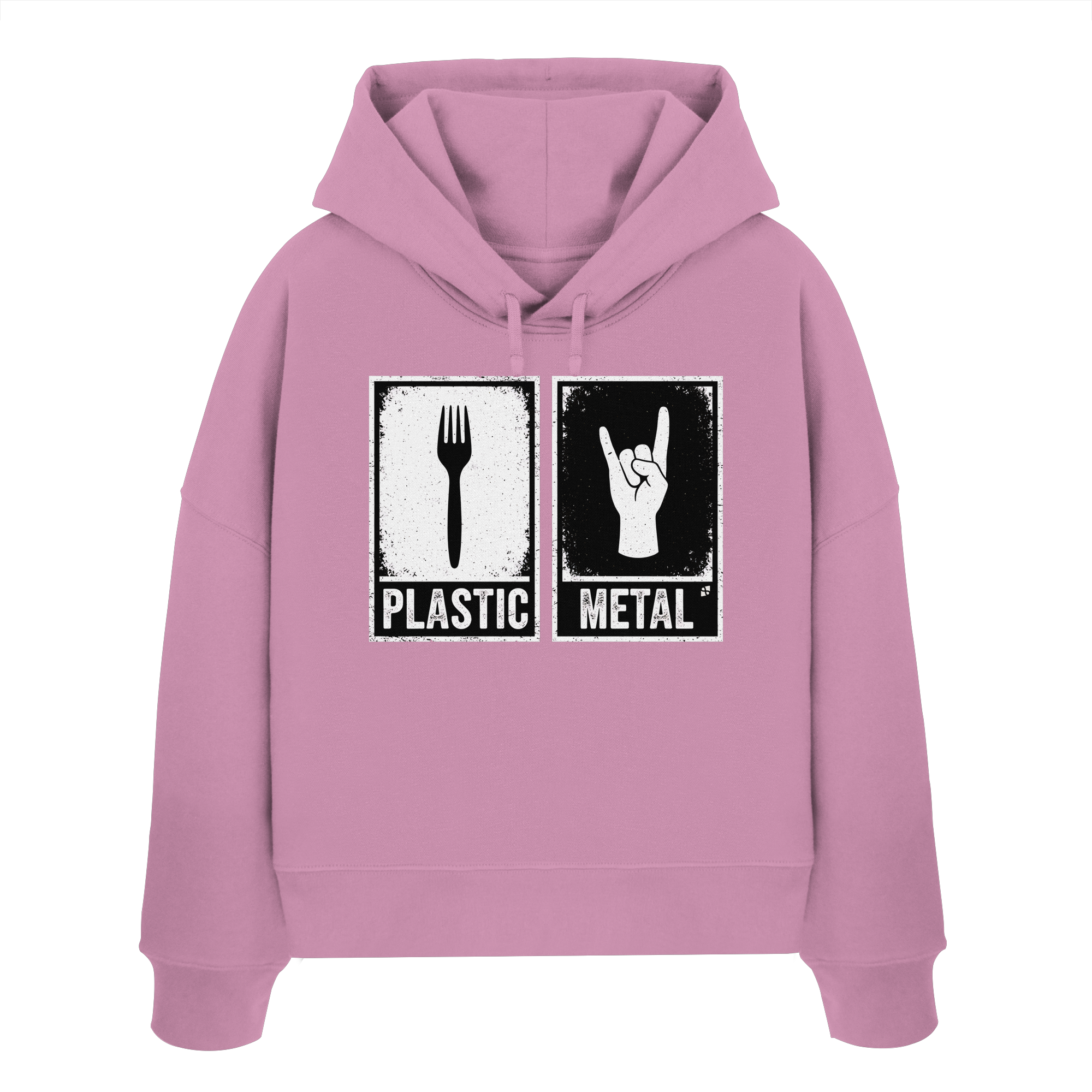 The Art of Fork - Womens Organic Boxcut Hoodie