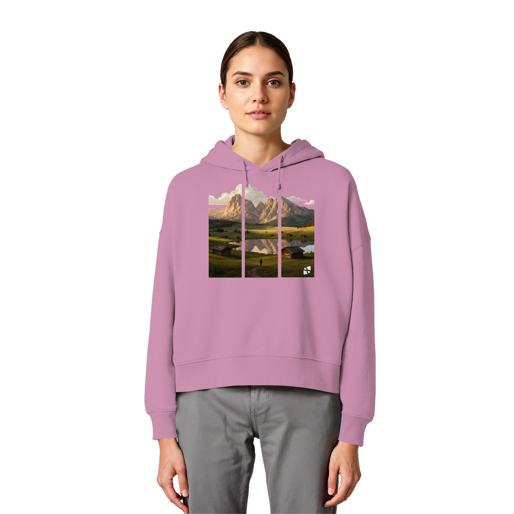 Mountainview - Womens Organic Boxcut Hoodie
