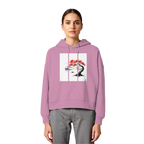 Kirschblüten Vibes - Womens Organic Boxcut Hoodie
