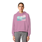 Pastell Mountain - Womens Organic Boxcut Hoodie