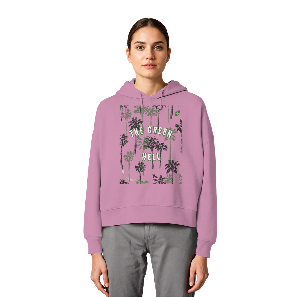 The Green Hell - Womens Organic Boxcut Hoodie
