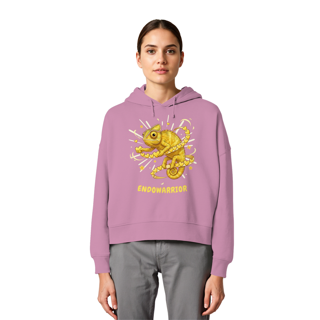 Endowarrior - Womens Organic Boxcut Hoodie