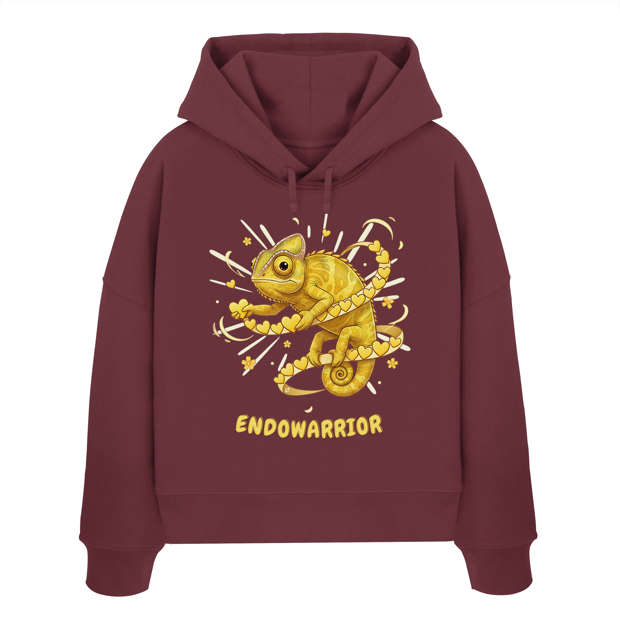 Endowarrior - Womens Organic Boxcut Hoodie