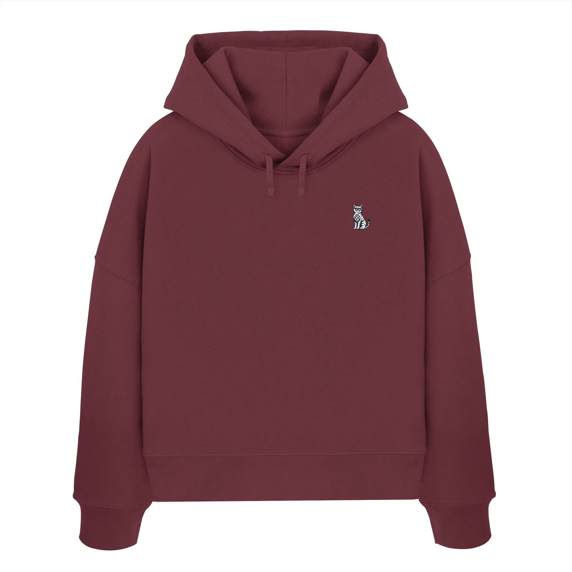 CoolCat - Womens Organic Boxcut Hoodie