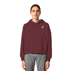 Tannenhäher mit Zirbelnuss + Emblem Stick - Womens Organic Boxcut Hoodie