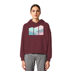 Pastell Mountain - Womens Organic Boxcut Hoodie