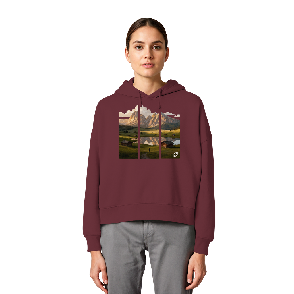 Mountainview - Womens Organic Boxcut Hoodie