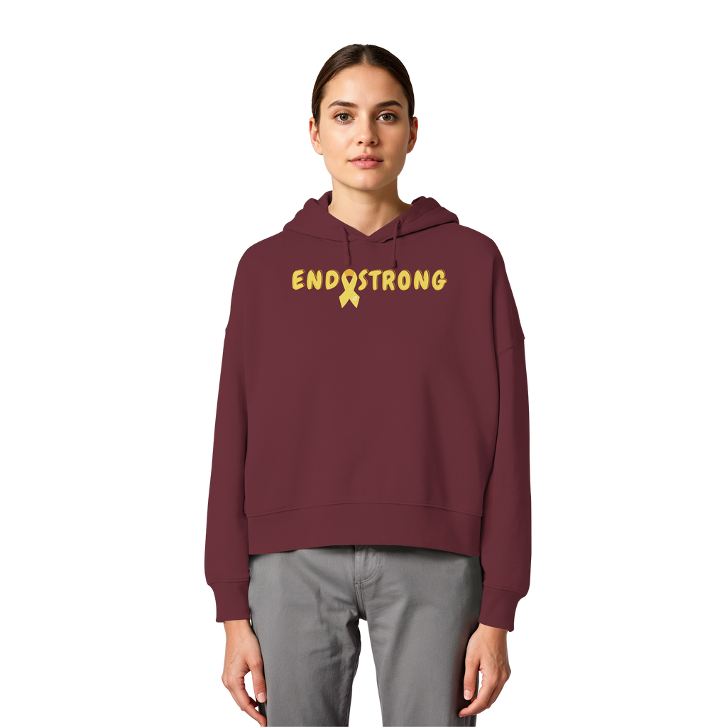 Endostrong - Womens Organic Boxcut Hoodie