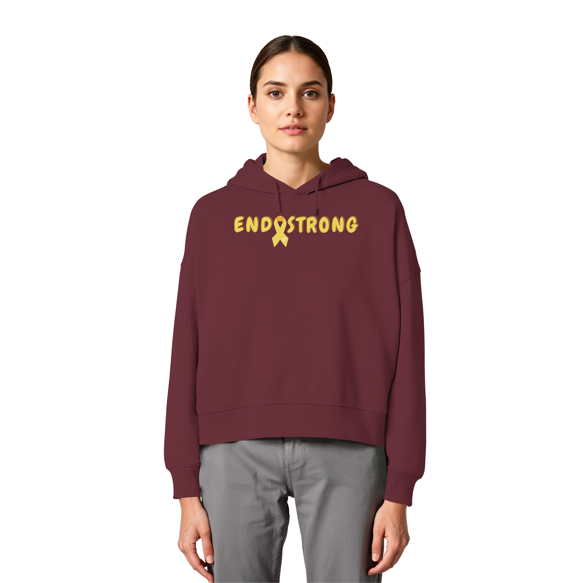 Endostrong - Womens Organic Boxcut Hoodie