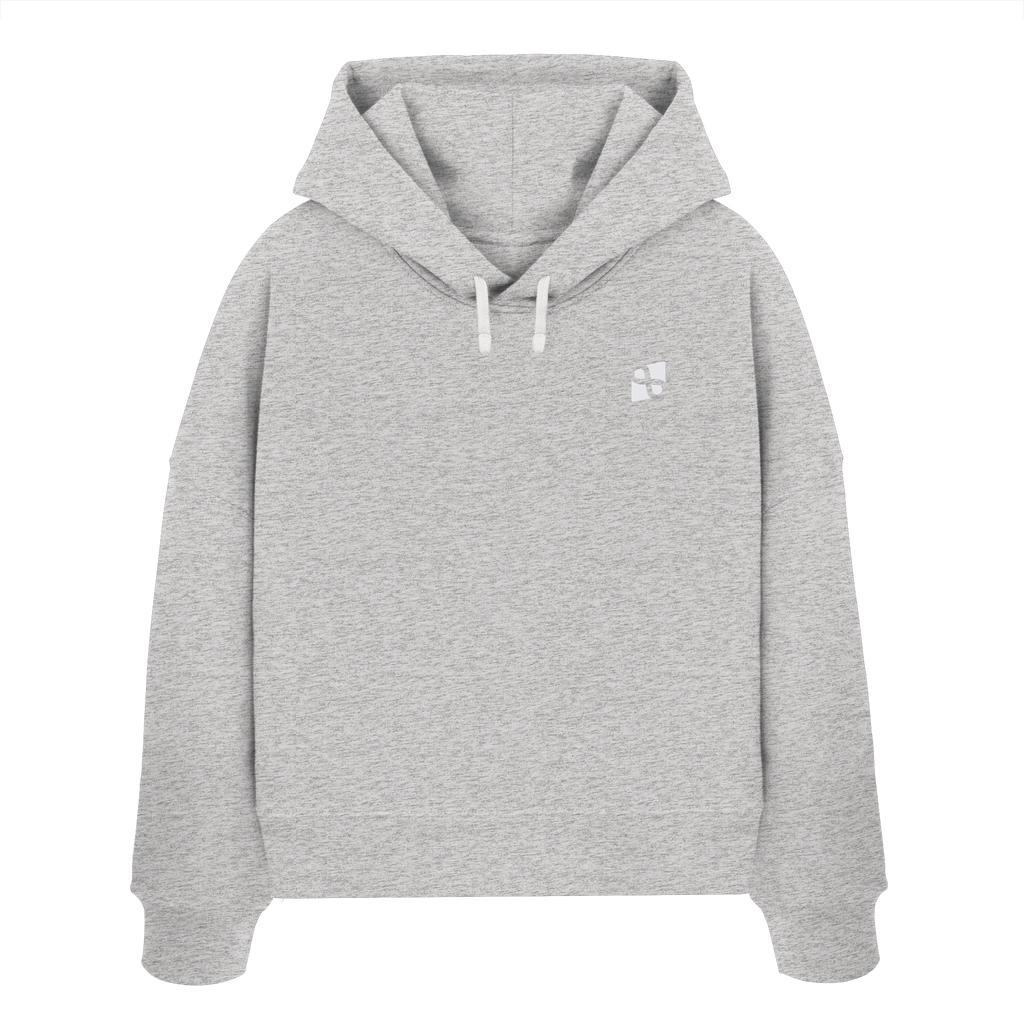 WTF - "Wear The Fair" Print mit besticktem Emblem - Womens Organic Boxcut Hoodie