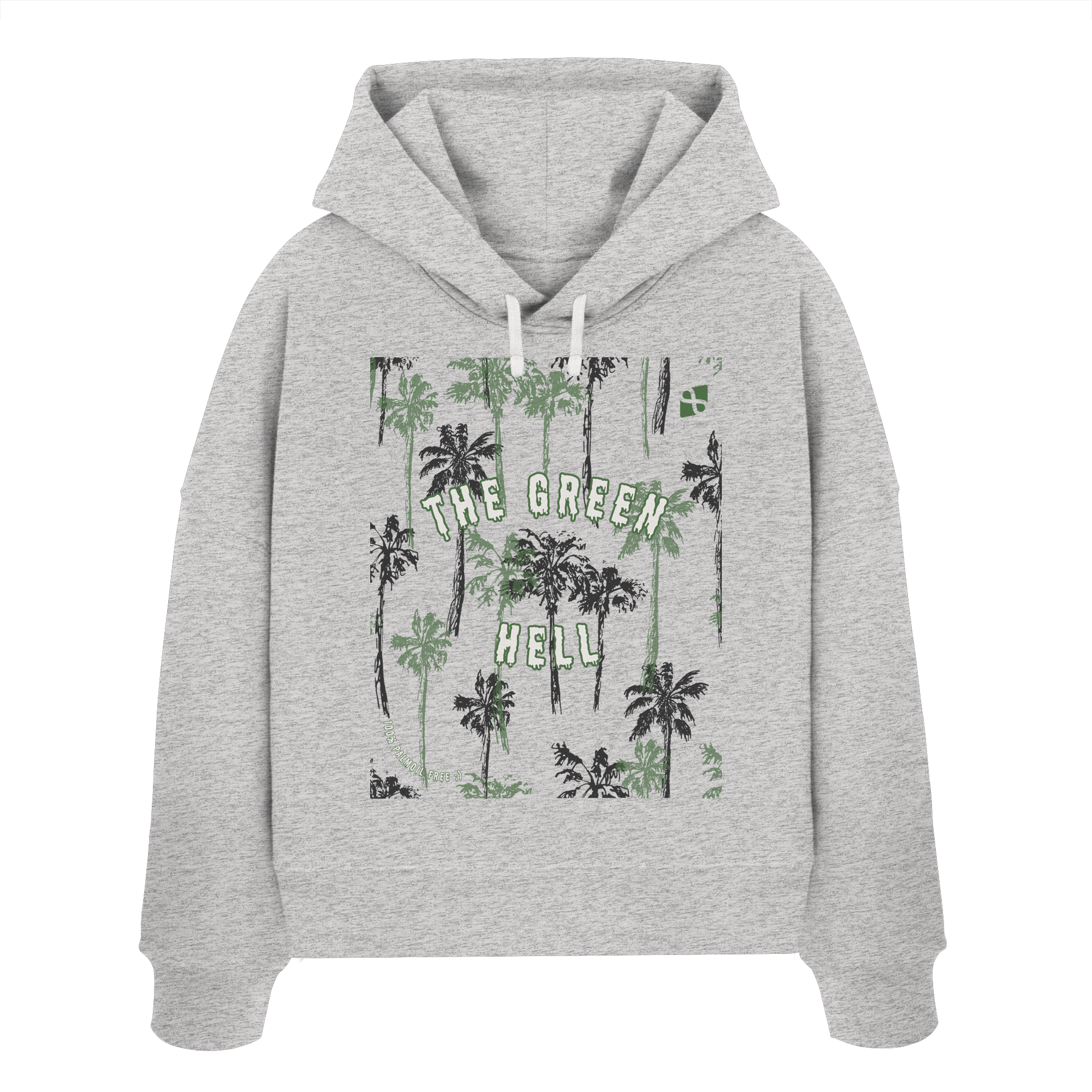 The Green Hell - Womens Organic Boxcut Hoodie