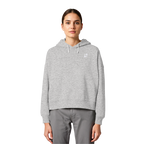 WTF - "Wear The Fair" Print mit besticktem Emblem - Womens Organic Boxcut Hoodie