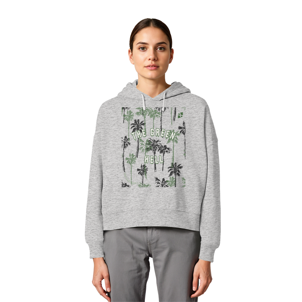 The Green Hell - Womens Organic Boxcut Hoodie