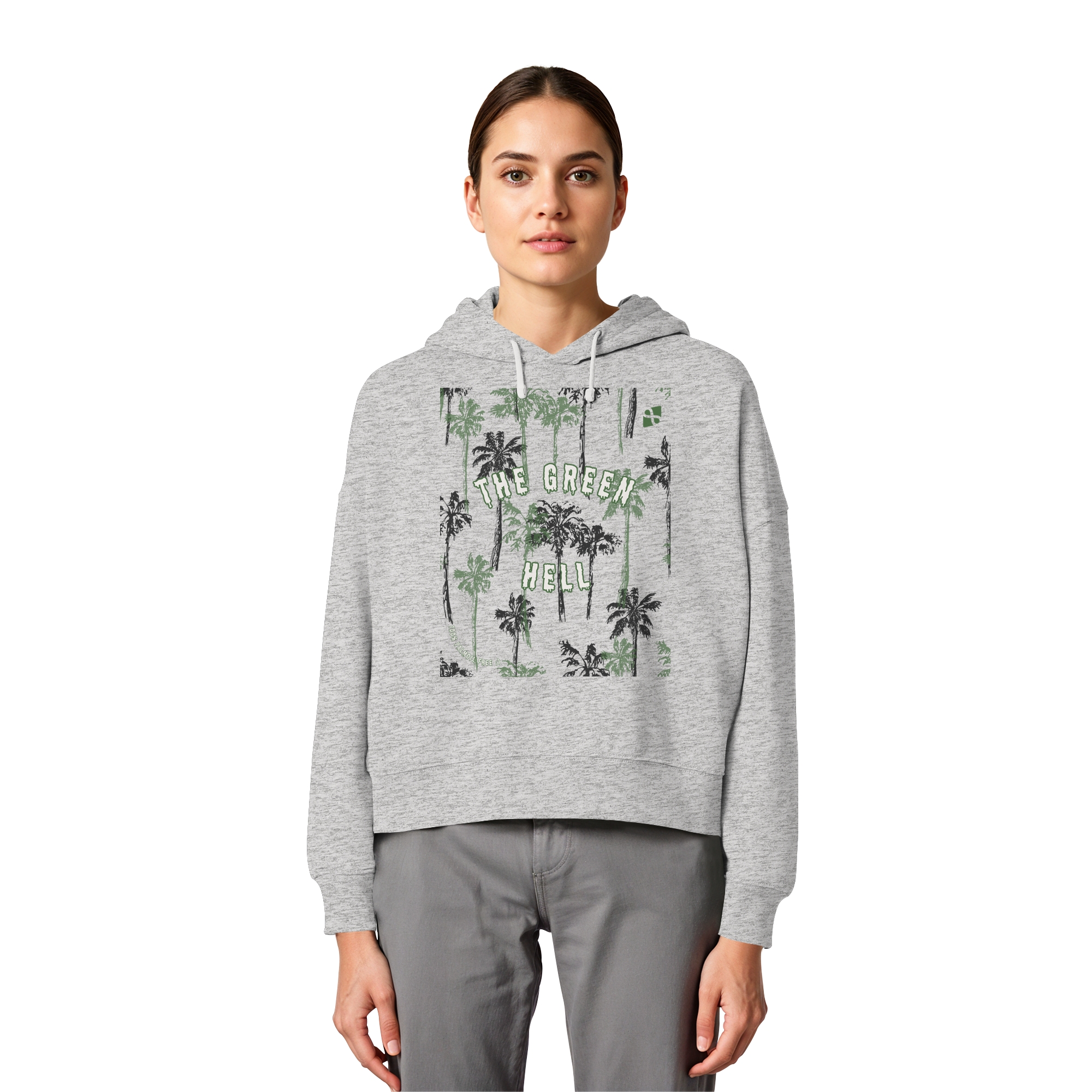 The Green Hell - Womens Organic Boxcut Hoodie