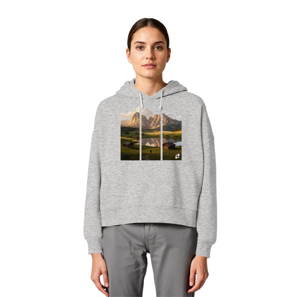 Mountainview - Womens Organic Boxcut Hoodie