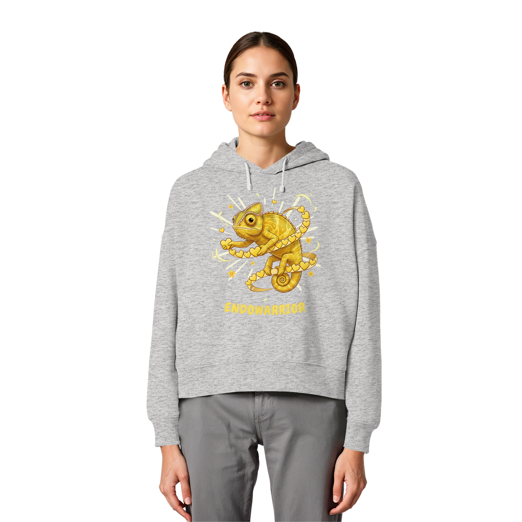 Endowarrior - Womens Organic Boxcut Hoodie