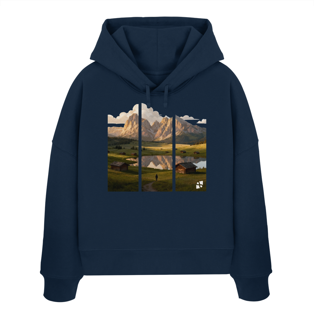 Mountainview - Womens Organic Boxcut Hoodie