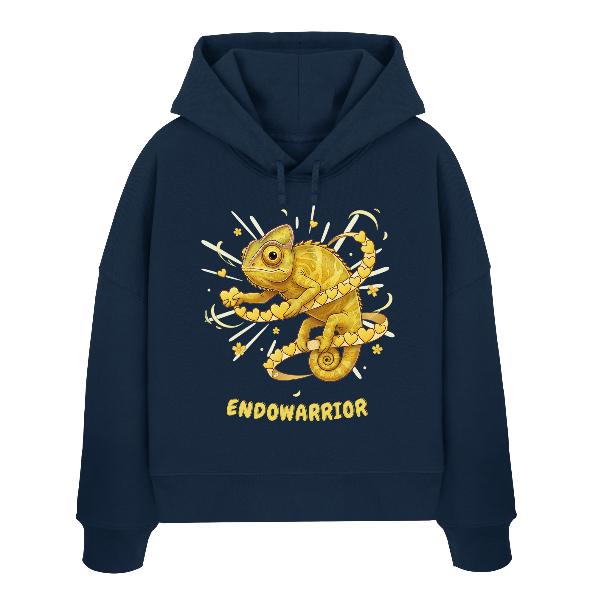 Endowarrior - Womens Organic Boxcut Hoodie