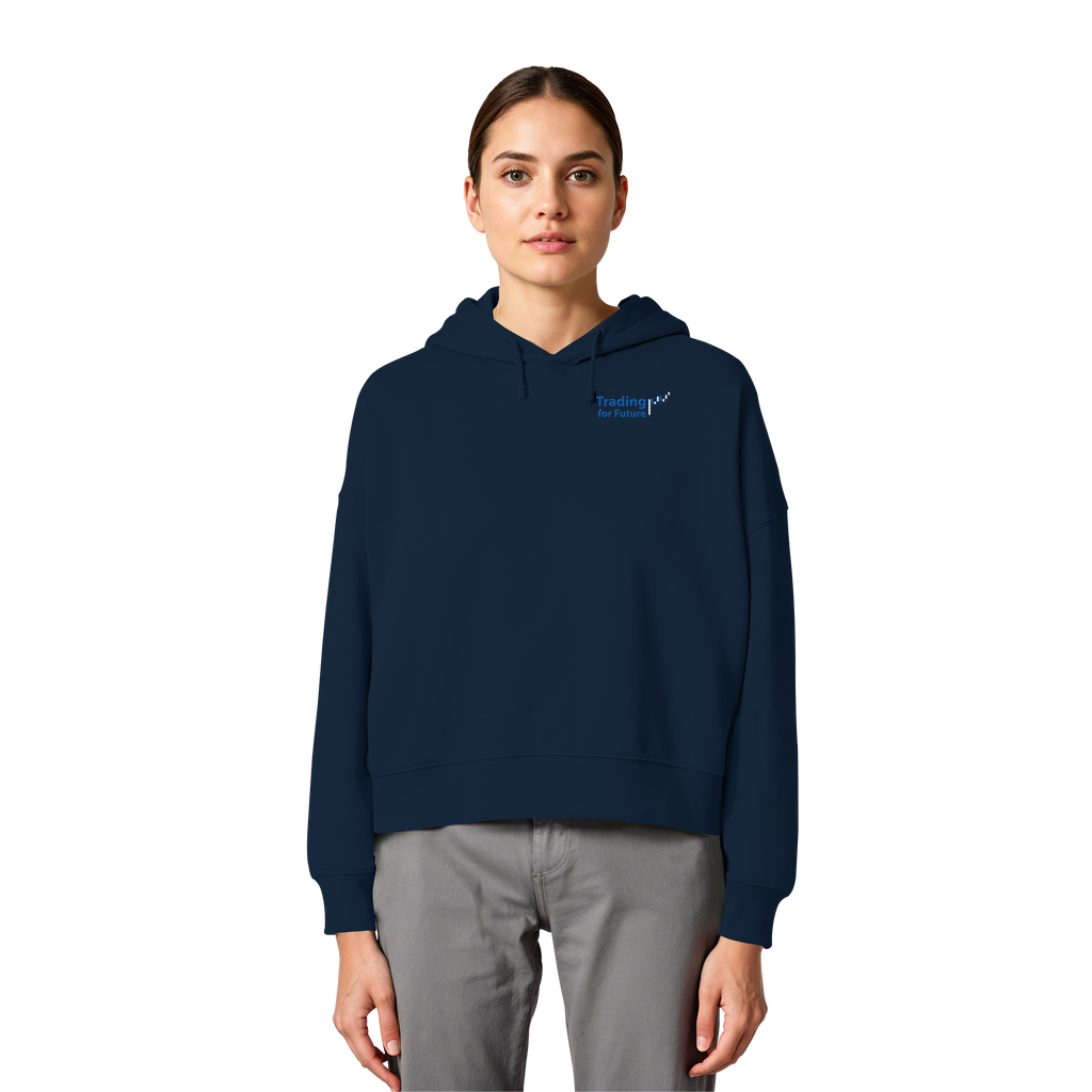Trading for Future - Womens Organic Boxcut Hoodie