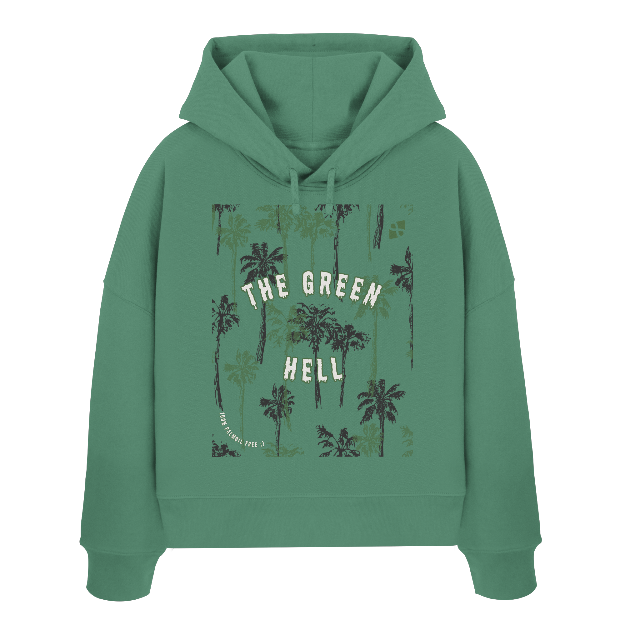 The Green Hell - Womens Organic Boxcut Hoodie