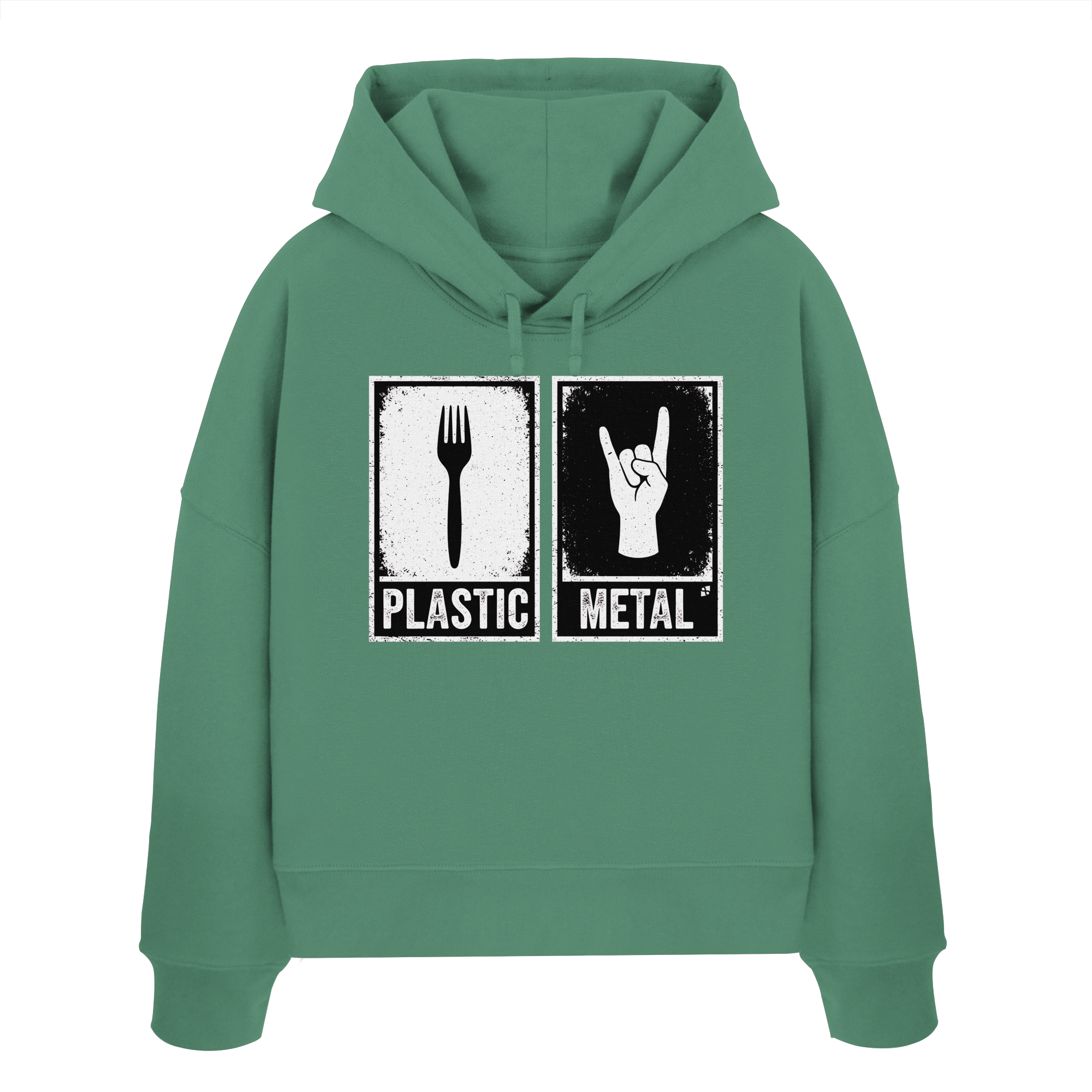The Art of Fork - Womens Organic Boxcut Hoodie