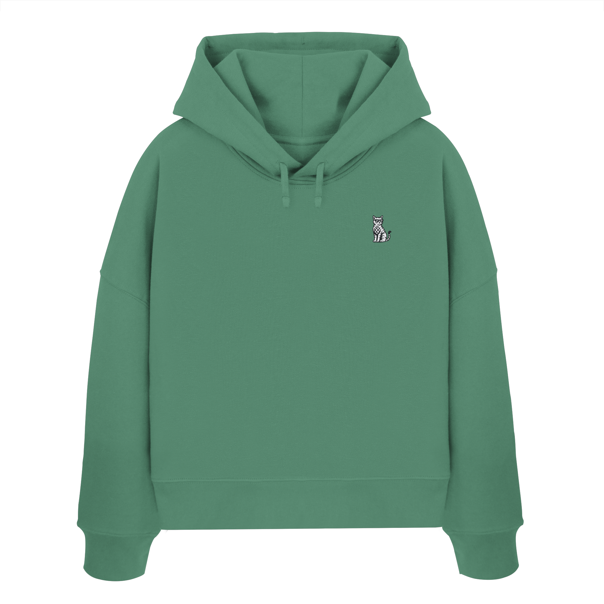 CoolCat - Womens Organic Boxcut Hoodie