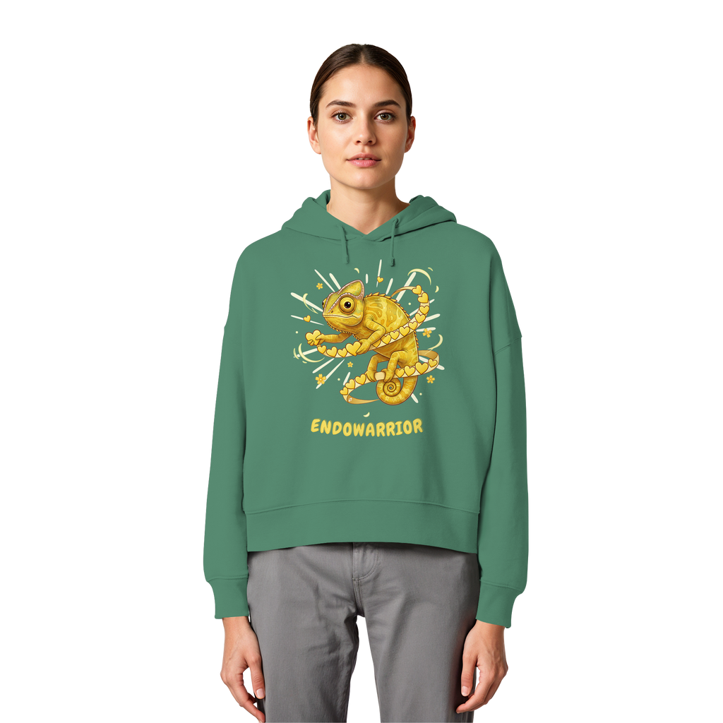 Endowarrior - Womens Organic Boxcut Hoodie