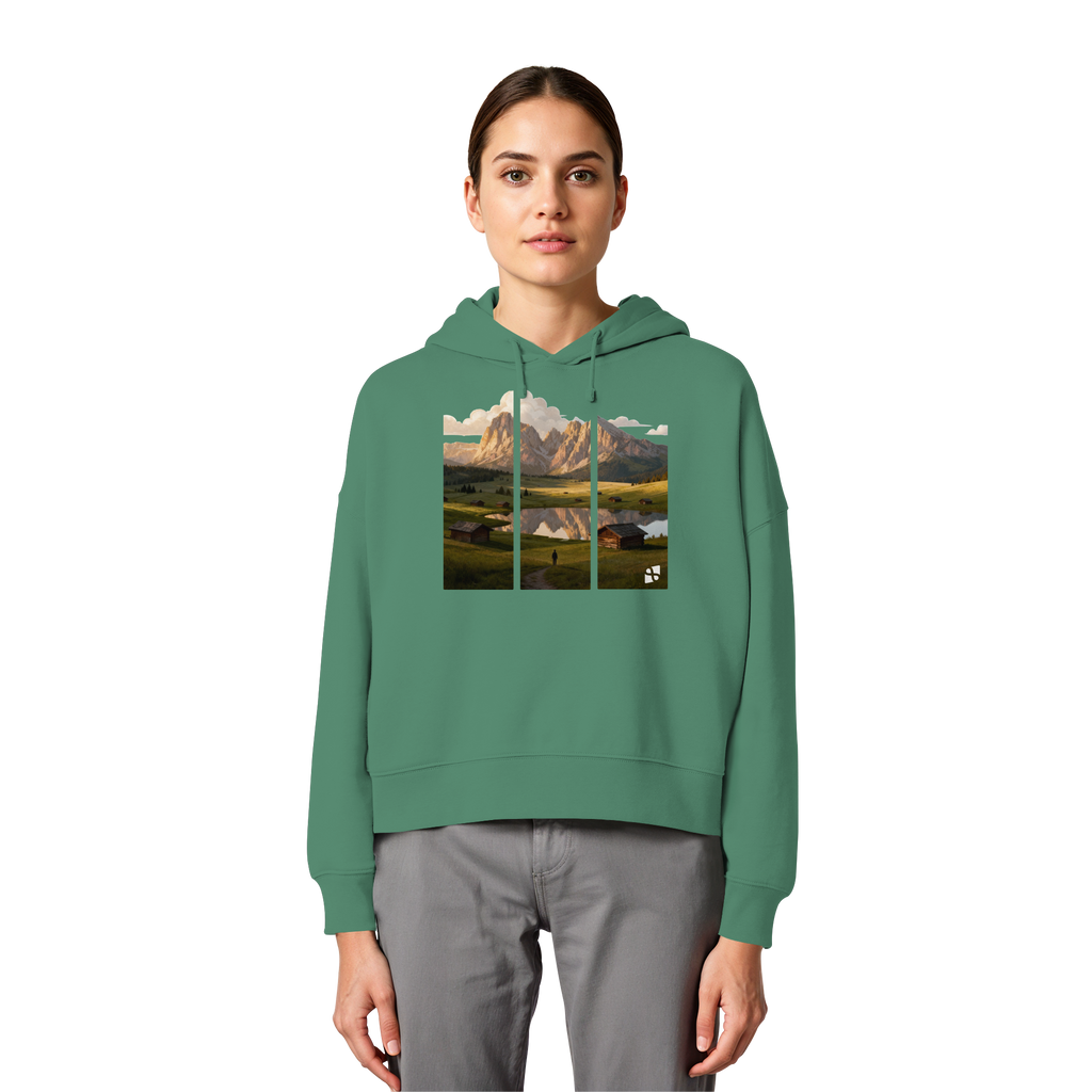 Mountainview - Womens Organic Boxcut Hoodie
