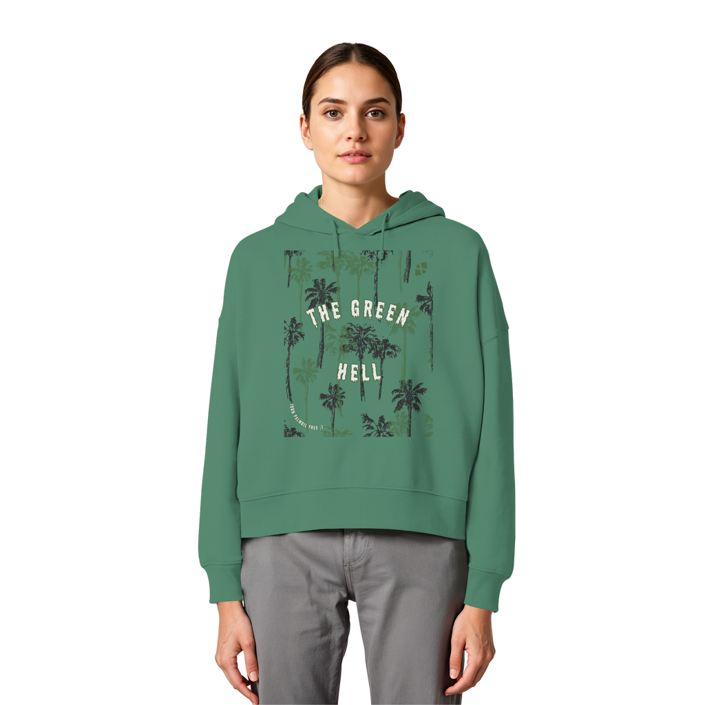 The Green Hell - Womens Organic Boxcut Hoodie