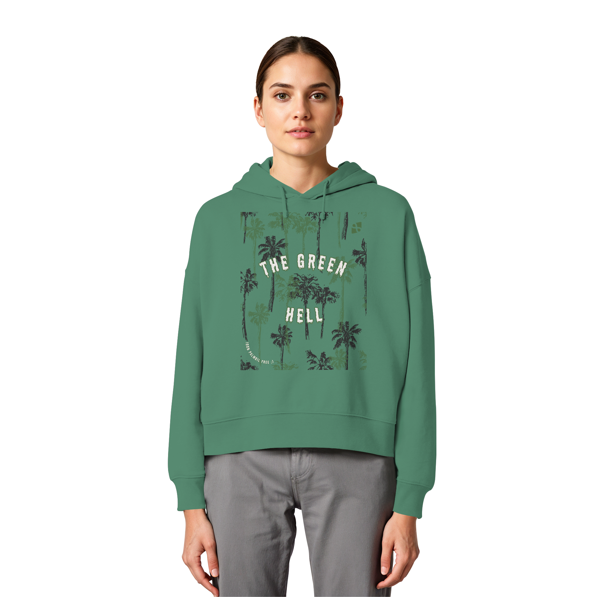The Green Hell - Womens Organic Boxcut Hoodie