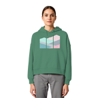 Pastell Mountain - Womens Organic Boxcut Hoodie