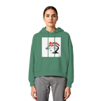 Kirschblüten Vibes - Womens Organic Boxcut Hoodie