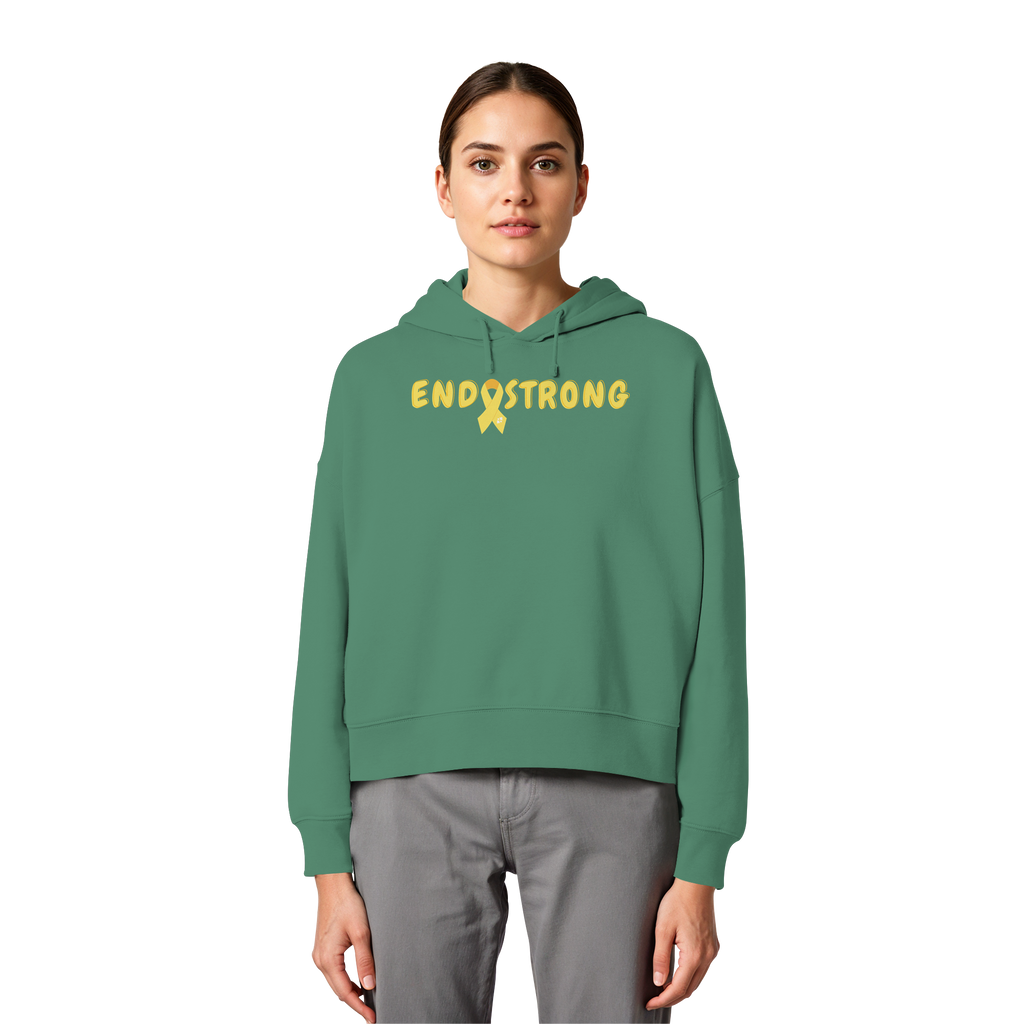 Endostrong - Womens Organic Boxcut Hoodie