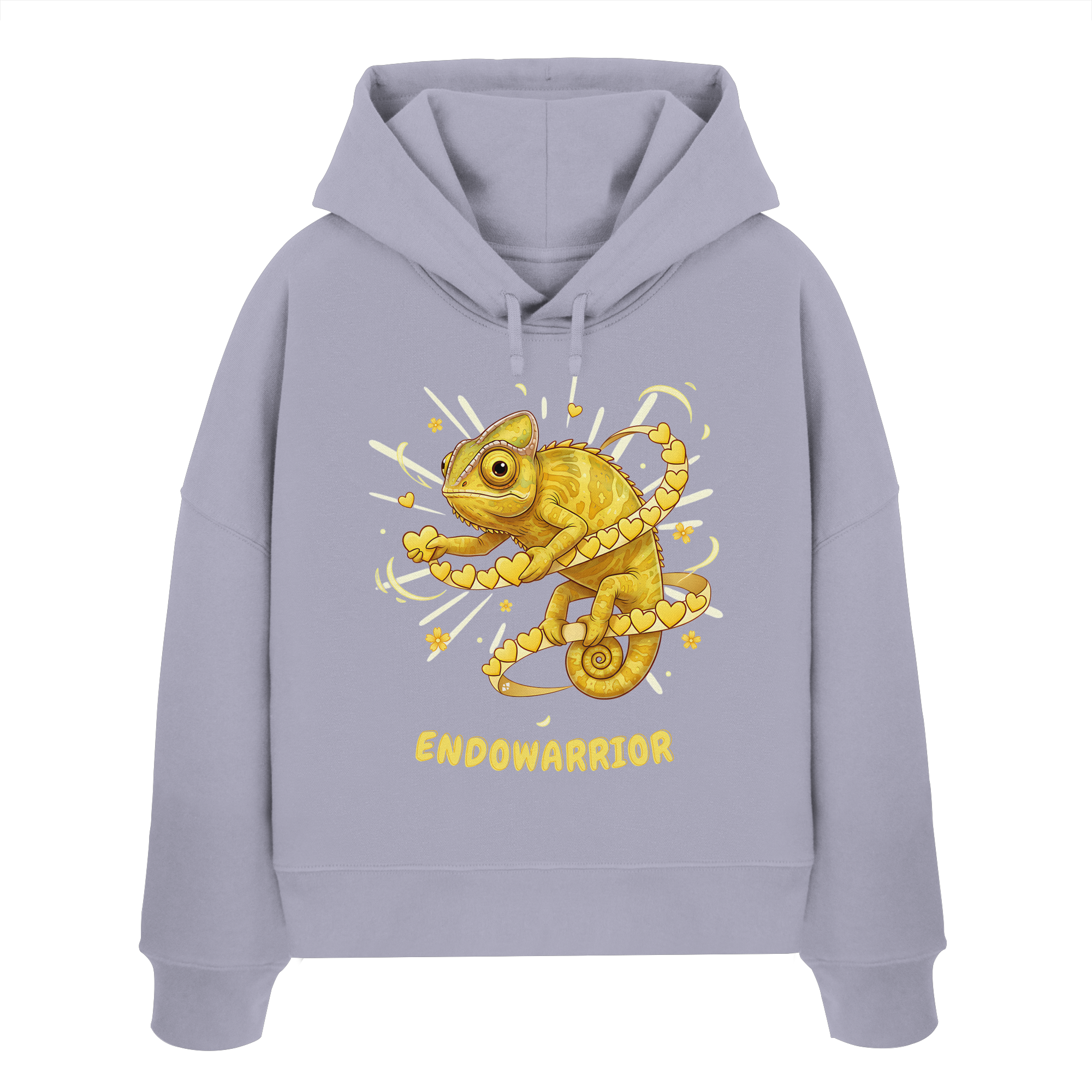 Endowarrior - Womens Organic Boxcut Hoodie