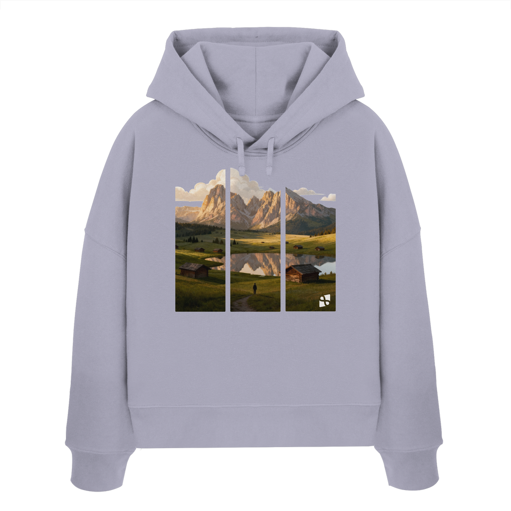 Mountainview - Womens Organic Boxcut Hoodie