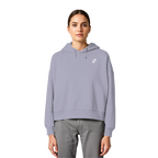 WTF - "Wear The Fair" Print mit besticktem Emblem - Womens Organic Boxcut Hoodie