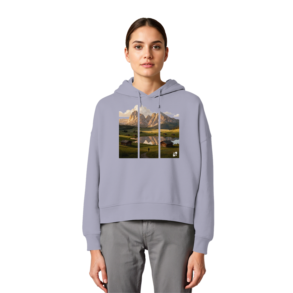 Mountainview - Womens Organic Boxcut Hoodie