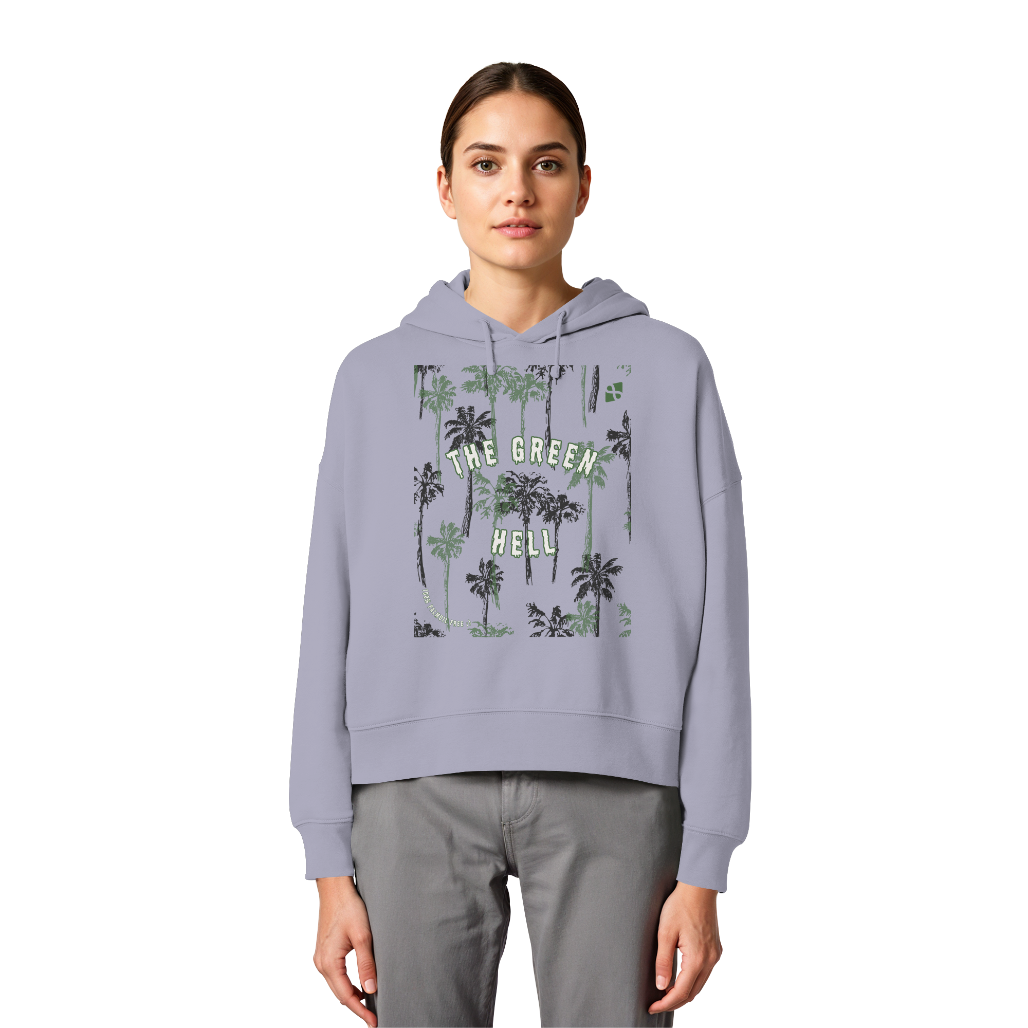 The Green Hell - Womens Organic Boxcut Hoodie