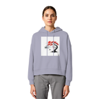 Kirschblüten Vibes - Womens Organic Boxcut Hoodie