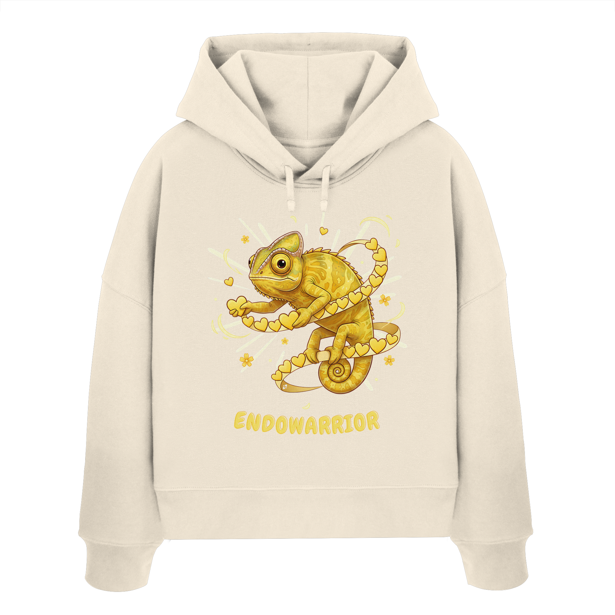 Endowarrior - Womens Organic Boxcut Hoodie