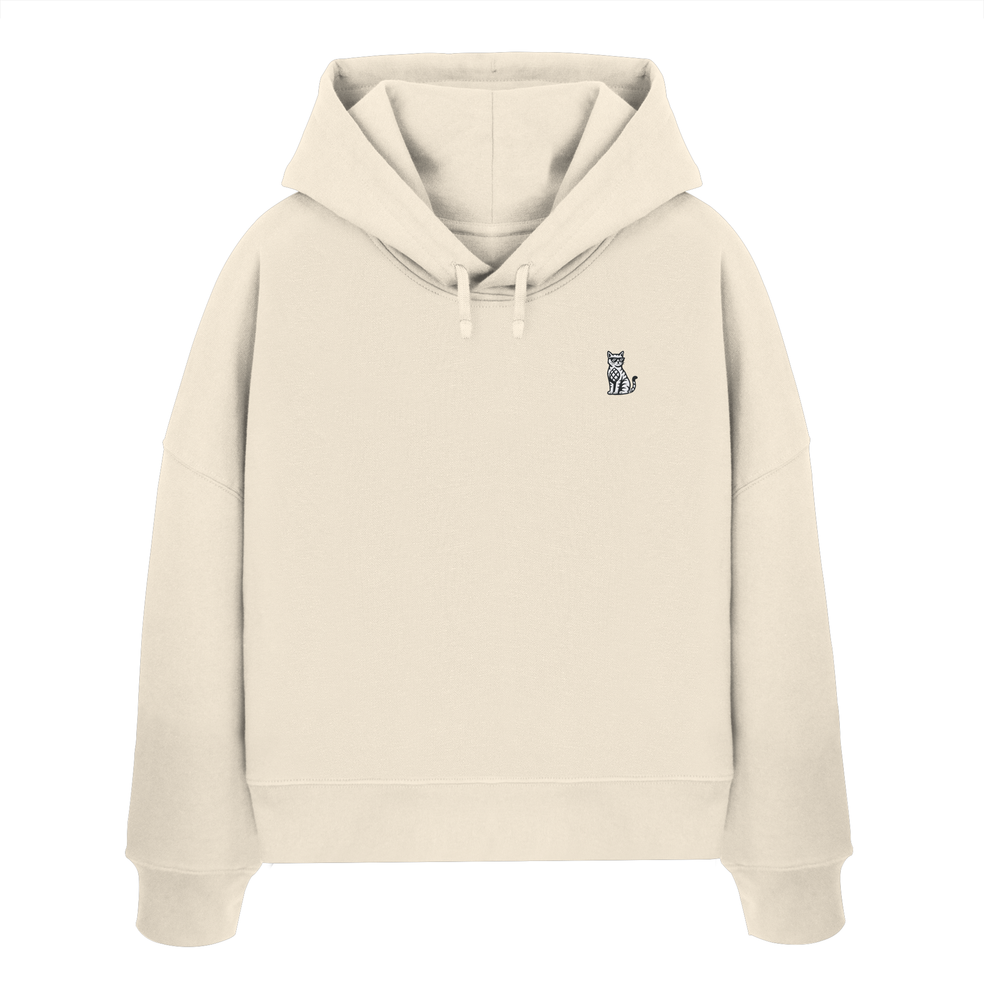 CoolCat - Womens Organic Boxcut Hoodie