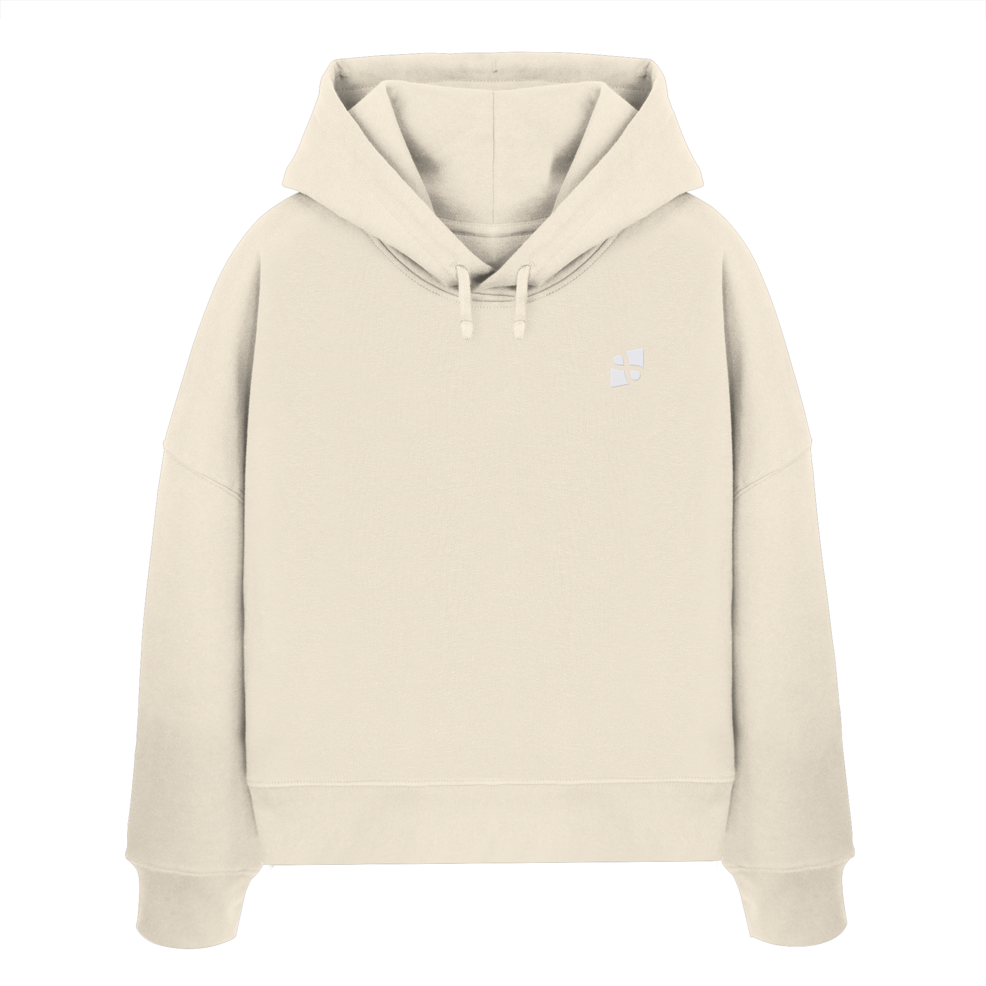LEAUX Classics – Icon White Boxcut Hoodie