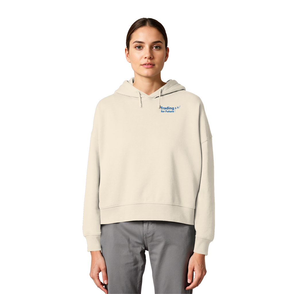 Trading for Future - Womens Organic Boxcut Hoodie