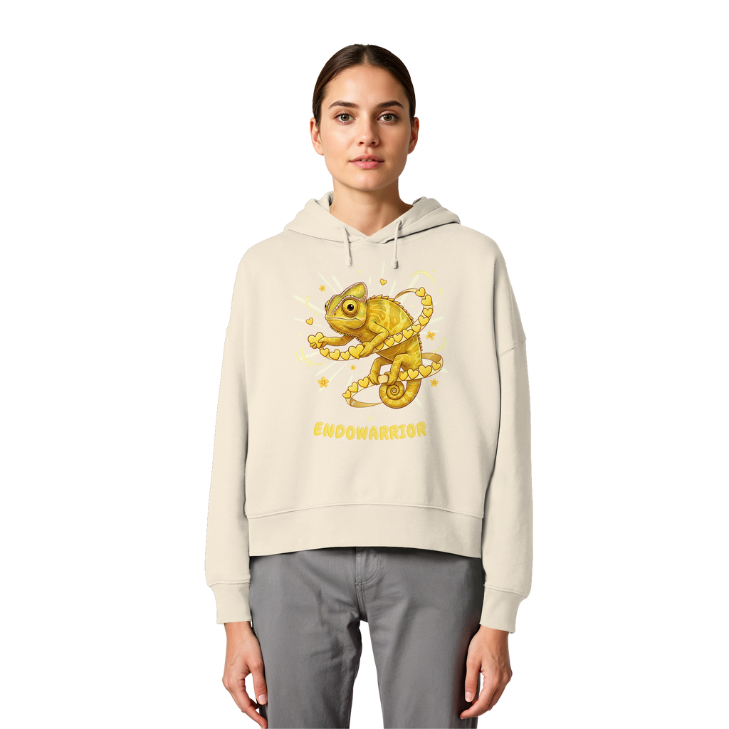 Endowarrior - Womens Organic Boxcut Hoodie