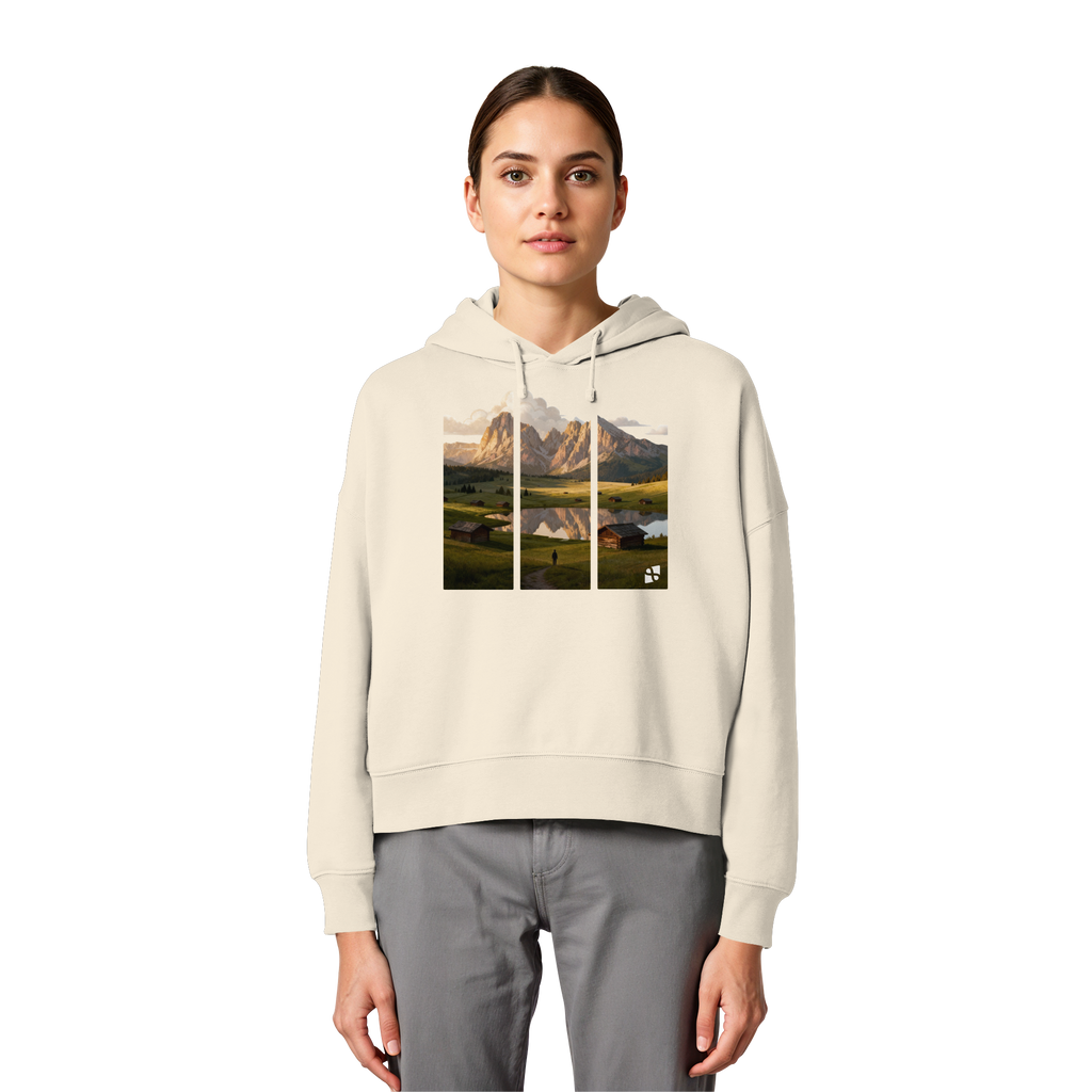 Mountainview - Womens Organic Boxcut Hoodie