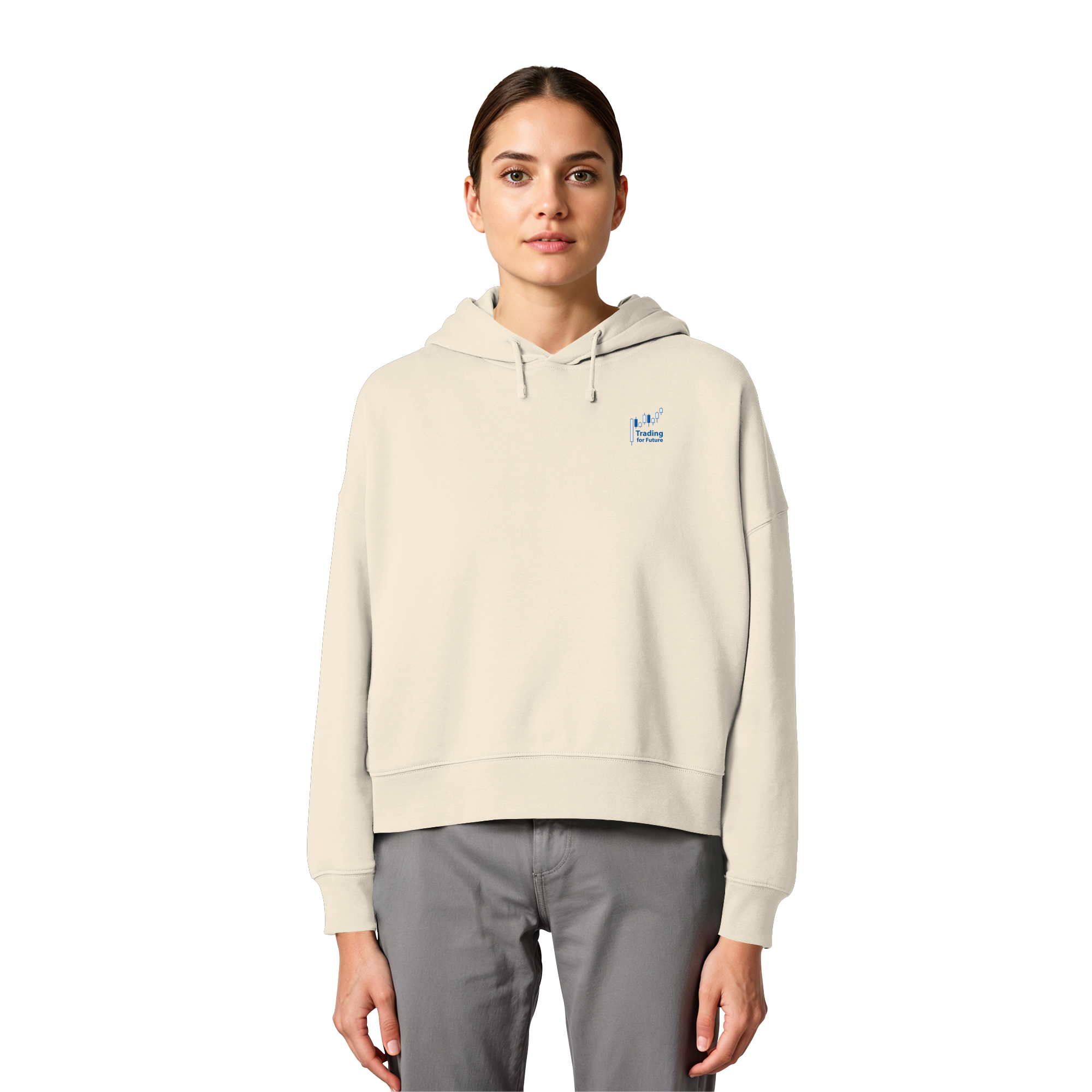 Trading for Future - Womens Organic Boxcut Hoodie
